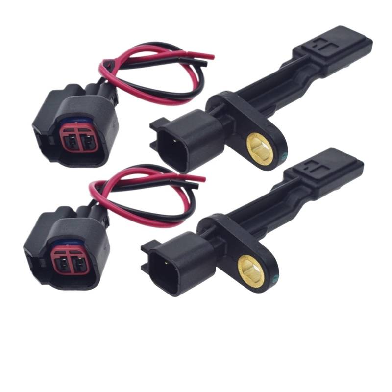 Drehzahlfühler Für Dodge Für Nitro Für Jeep Für Liberty Für Wrangler 2007-2017 Hinten Links Rechts ABS Rad Geschwindigkeit Sensor & Harness Stecker Stecker Raddrehzahlsensor von Feoosvx