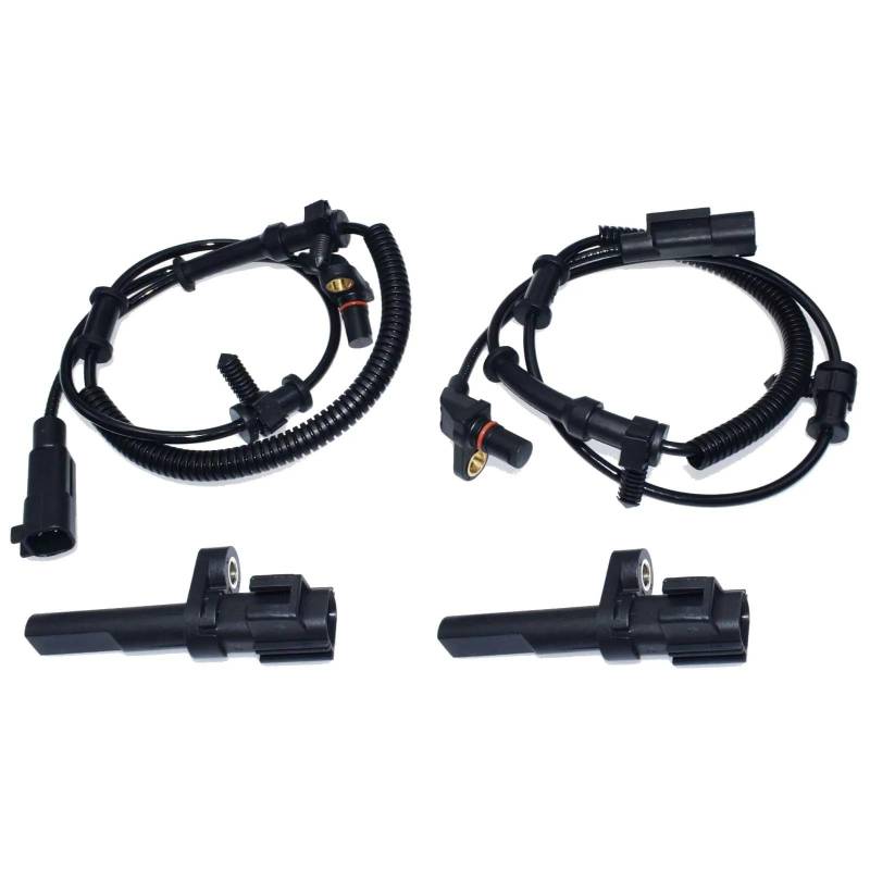 Drehzahlfühler Für Dodge Für Ram 1500 2500 2004-2012 Vorne Hinten Links Rechts ABS Rad Geschwindigkeit Sensor 56028668AE 56028668AB 68060333AA Raddrehzahlsensor(1 Kit) von Feoosvx