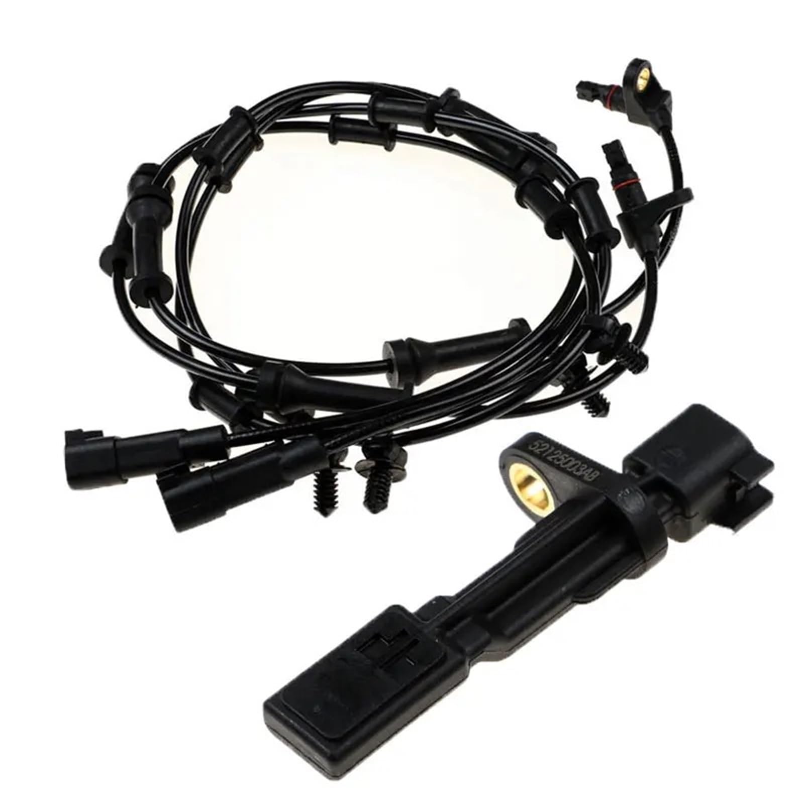 Drehzahlfühler Für Jeep Für Wrangler Für Rubicon 2007-2012 Vorne Hinten Links Rechts ABS Rad Geschwindigkeit Sensor 68003281AA 52125003AB Raddrehzahlsensor(Front And Rear) von Feoosvx