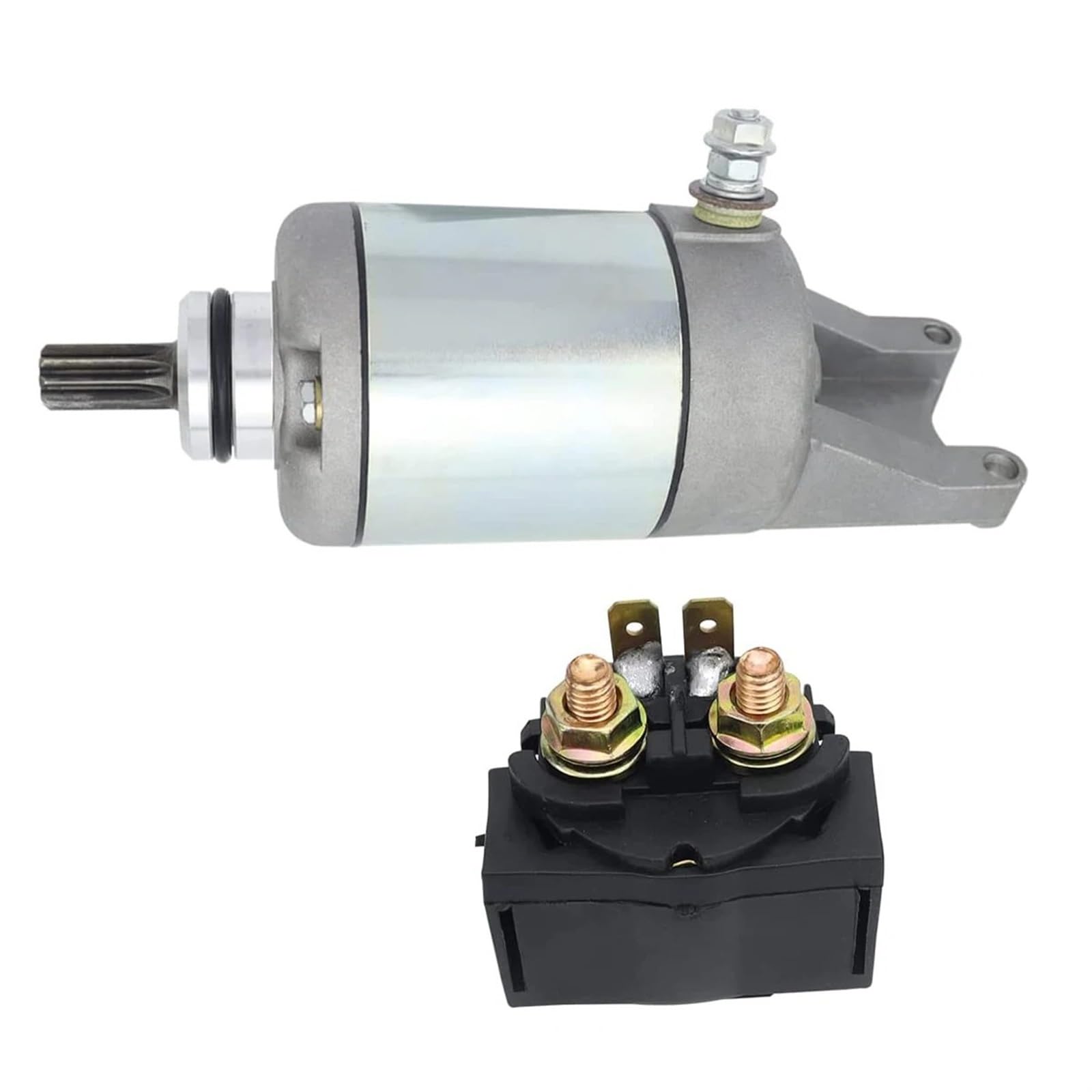 Feoosvx Anlasser Für Kawasaki Für ATV Für Prairie 360 ​​Für KVF360 2x4 4x4 2003-2008 18717 1 Set Starter Motor und Magnet Relais Anlasser Motor von Feoosvx