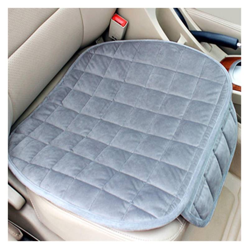 Feoosvx Auto-Sitzbezüge Beflockung Tuch Auto Sitz Abdeckung Warme Plüsch Vorne Hinten Winter Auto Sitzkissen Auto Innenräume Für Limousine SUV MPV Auto-Schonbezug(1 Gray pad) von Feoosvx