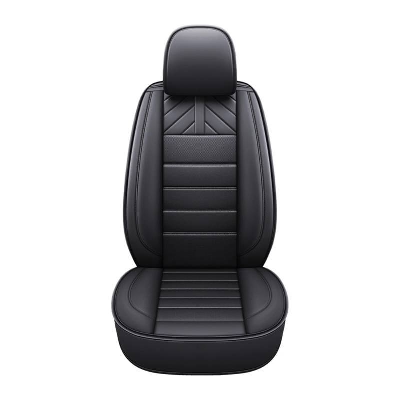 Feoosvx Auto-Sitzbezüge Für A4 A5 Für Sportback A3 8p Q2 Q3 A6 C5 4f Universeller wasserdichter Leder-Autositzbezug Auto-Schonbezug(1 Piece-Black) von Feoosvx