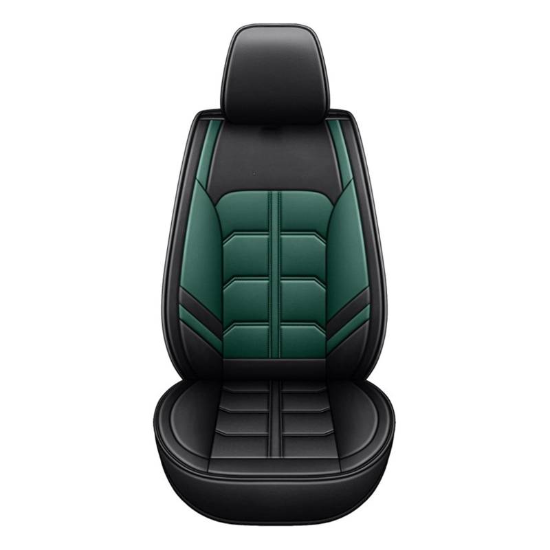 Feoosvx Auto-Sitzbezüge Für Changan Cs35 Plus Cs15 Cx70 Universal Auto Sitzbezug Wasserdichtes Leder Auto Zubehör Auto-Schonbezug(1Pcs-Green) von Feoosvx