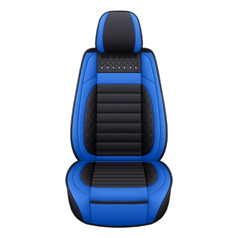 Feoosvx Auto-Sitzbezüge Für Kia Für Sportage Für Rio 3 Für Cerato Für Optima Für Carens Für Sorento Für Stinger Für Line Auto Sitzbezug Leder Auto-Schonbezug(1Pcs-Blue) von Feoosvx