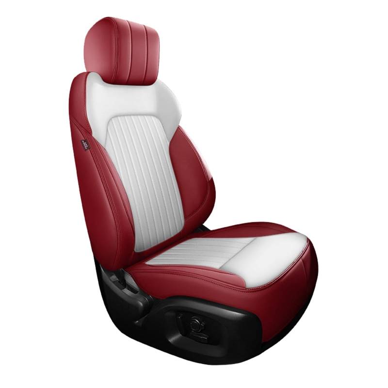 Feoosvx Auto-Sitzbezüge Für ML W164 2006 2007 2008 2009 Leder Autositzbezüge Auto Zubehör Innen Auto-Schonbezug(1 seat E) von Feoosvx