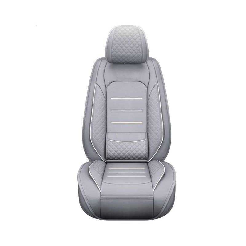 Feoosvx Auto-Sitzbezüge Für Suzuki Für Swift Für Grand Für Vitara Für Jimny Sx4 Für Samurai Für Ignis Auto Sitzbezug Universal Leder Auto-Schonbezug(1Pcs-Gray) von Feoosvx