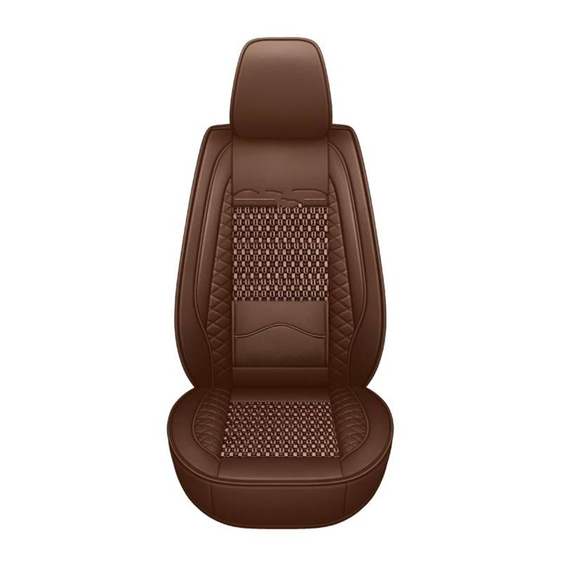 Feoosvx Auto-Sitzbezüge Für X1 E84 F48 X2 F39 X3 E83 F25 X3 G01 EIS Seide Atmungsaktive Auto Leder Sitzbezug Auto-Schonbezug(Coffee) von Feoosvx