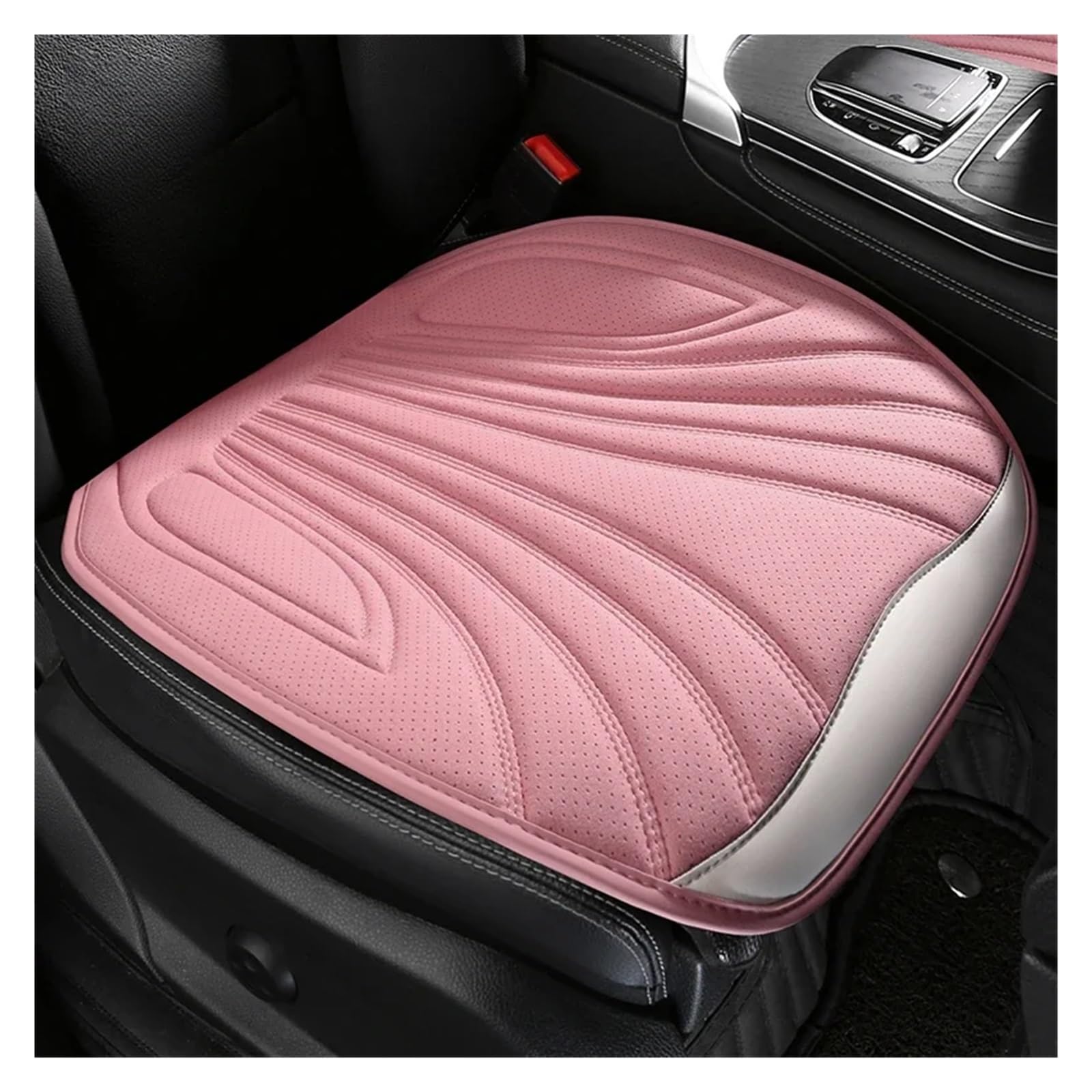 Feoosvx Auto-Sitzbezüge Universal Auto Sitz Abdeckung Vier Saison Auto Atmungsaktive Sattel Pad Sitzbezüge Für Auto Coole Sitze Abdeckung Schutz Auto-Schonbezug(Pink Front seat) von Feoosvx