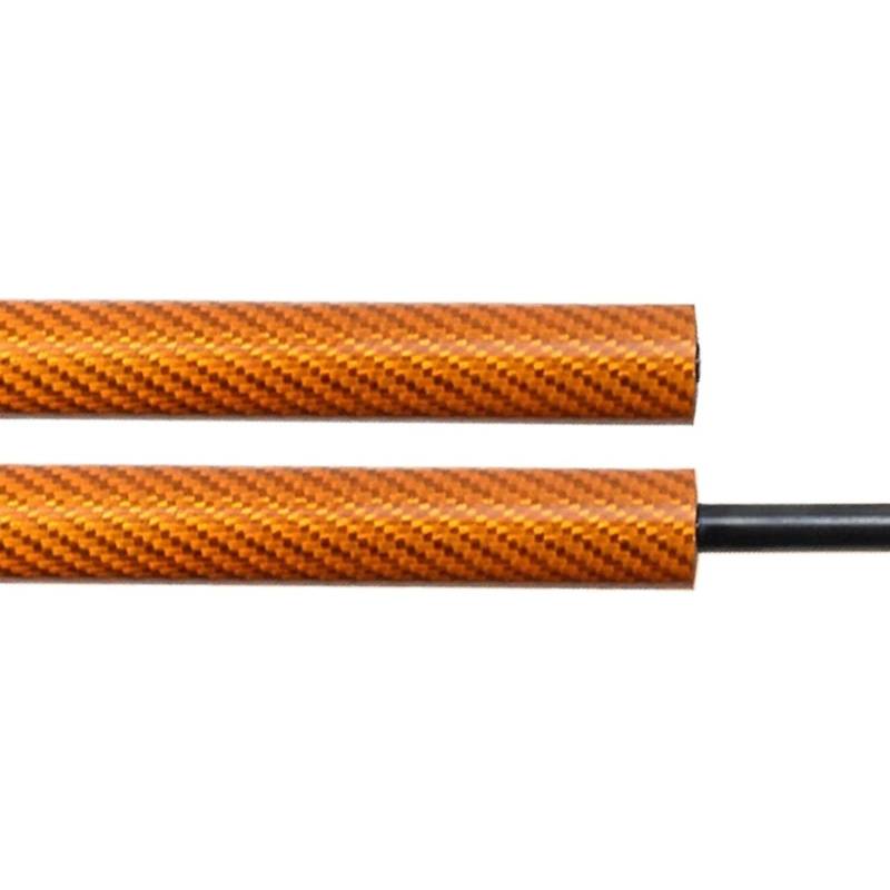 Kofferraum Gasfeder Für Chevrolet Für Suburban SUV 2007-2014 Hinten Stamm Lift Unterstützung Gas Strut Prop Stange Carbon Faser Heckklappendämpfer(Orange Carbon Fiber) von Feoosvx