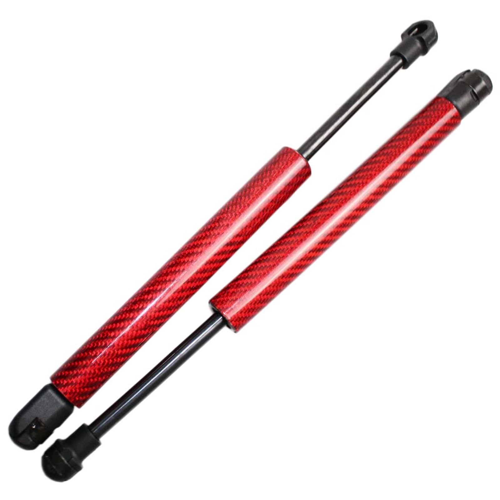 Kofferraum Gasfeder Für Nissan Für Stagea M35 SW 2001-2007 Hinten Stamm Carbon Fibe Lift Unterstützt Gas Schocks Gas Streben Absorber 265mm Heckklappendämpfer(Red Carbon Fiber) von Feoosvx