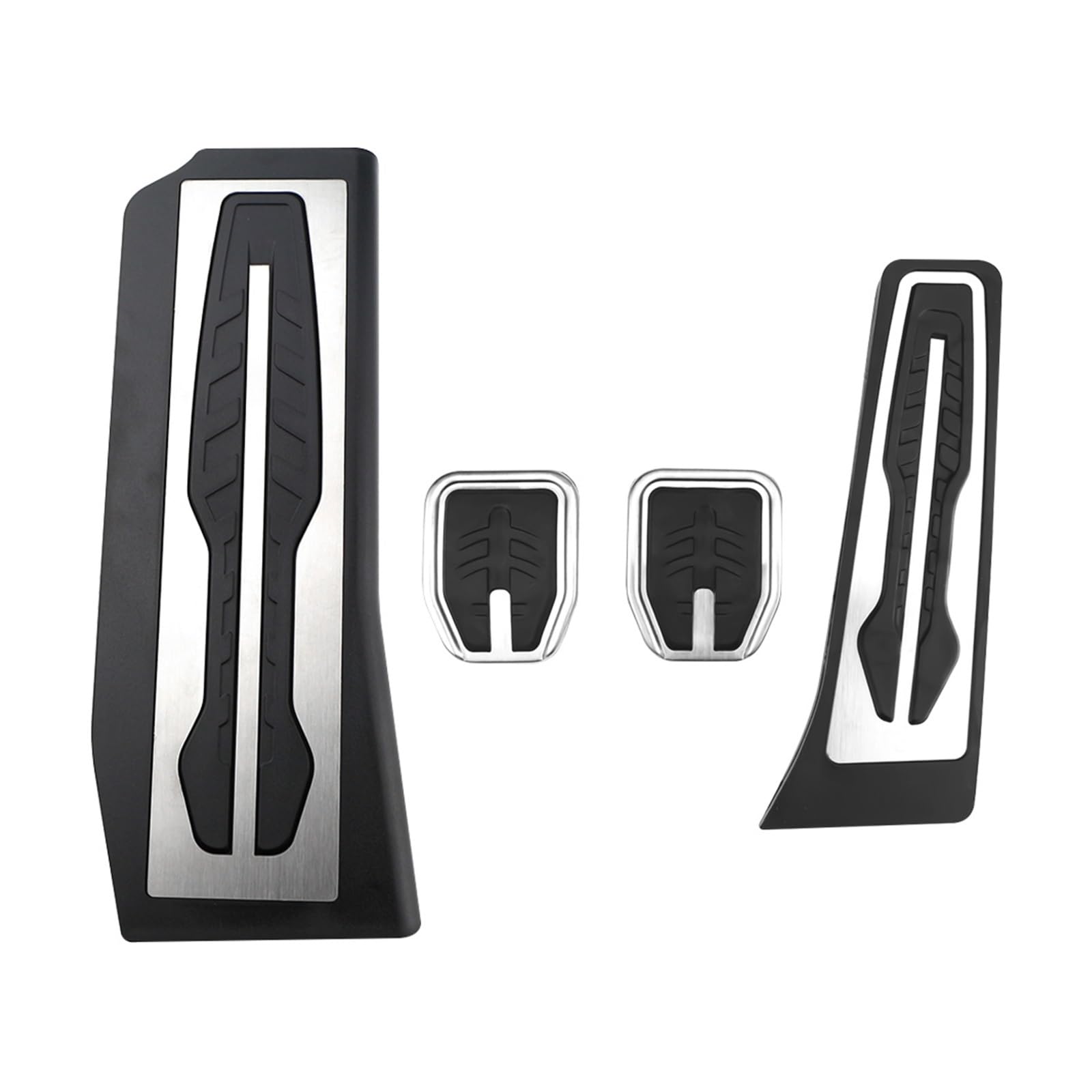 Pedalauflagen Für 5 -Serie G30 G31 2017 2018 LHD Car Accelerator Pedal Brake Pedale Deckung PEHLE Auto Pedal Zubehör(MT with Rest Pedal) von Feoosvx