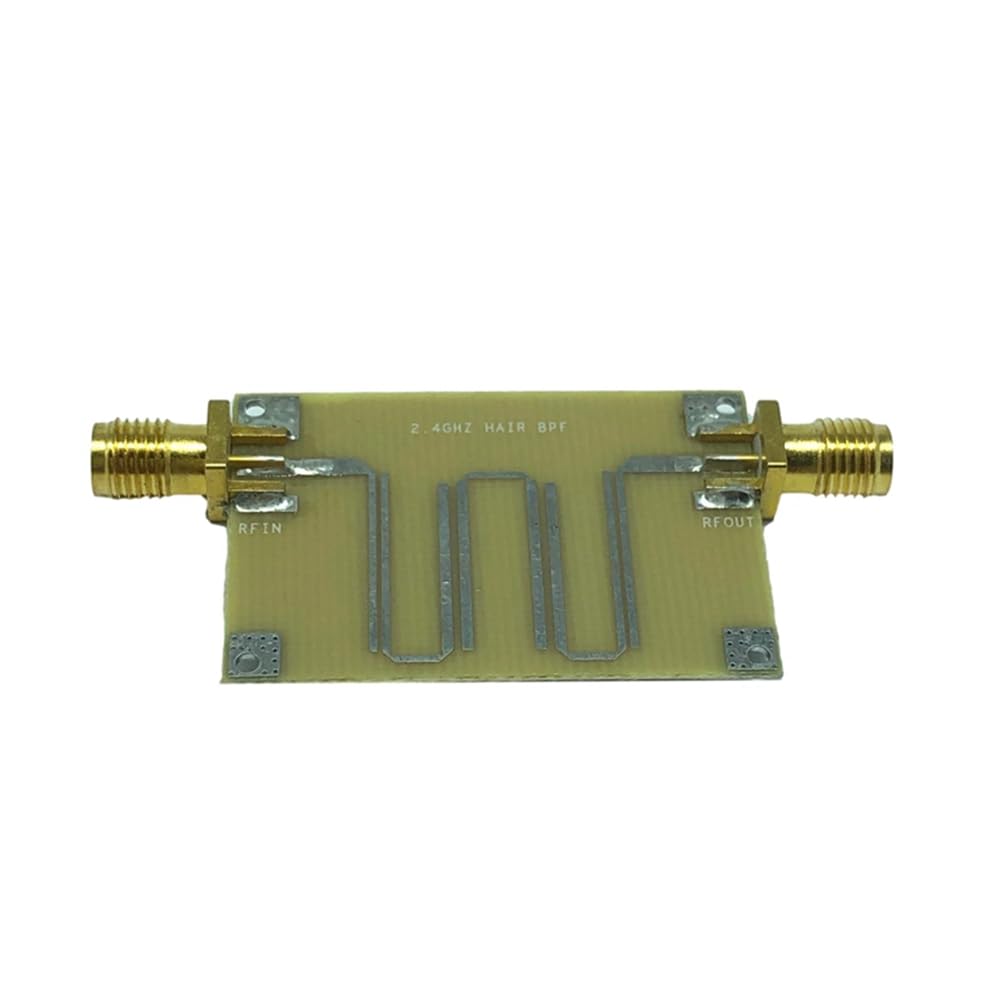 Feriany 1 Stück Mikrostreifenfilter Frequenzbandpassfilter Vielseitiges Praktisches Tragbares Utility-Modul 2,3–2,5 GHz PCB von Feriany