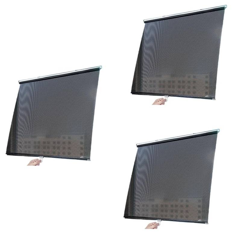 Feriany Sonnenschutzrollos für Fenster, Vorhänge mit UV-Schutz, Einziehbarer Wärmeisolierender Sonnenschutz Fürs Auto, Sonnenblende 45x125cm von Feriany