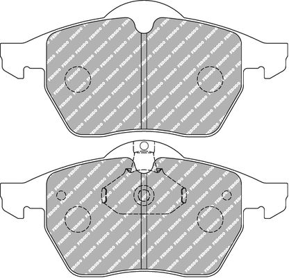 Bremsbelagsatz, Scheibenbremse Ferodo Racing FCP1068H von Ferodo Racing