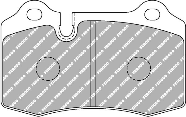 Bremsbelagsatz, Scheibenbremse Ferodo Racing FCP1348H von Ferodo Racing