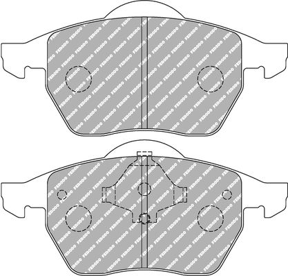 Bremsbelagsatz, Scheibenbremse Ferodo Racing FCP590R von Ferodo Racing