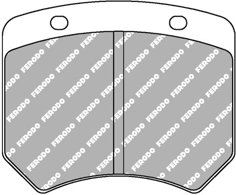 Bremsbelagsatz, Scheibenbremse Ferodo Racing FCP825H von Ferodo Racing