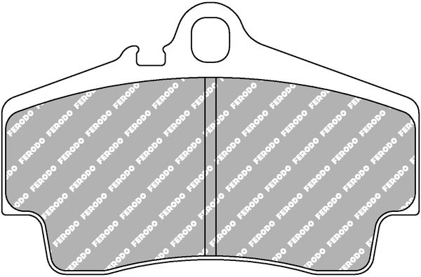 Bremsbelagsatz, Scheibenbremse Hinterachse Ferodo Racing FCP1308H von Ferodo Racing