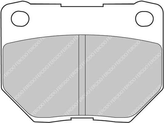 Bremsbelagsatz, Scheibenbremse Hinterachse Ferodo Racing FCP1372H von Ferodo Racing