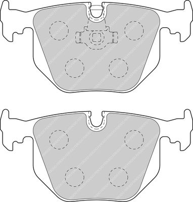 Bremsbelagsatz, Scheibenbremse Hinterachse Ferodo Racing FCP1483H von Ferodo Racing