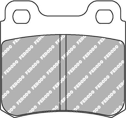 Bremsbelagsatz, Scheibenbremse Hinterachse Ferodo Racing FCP586H von Ferodo Racing