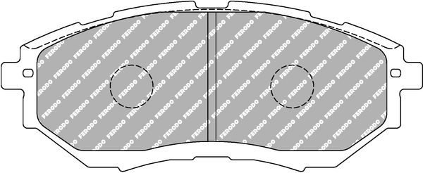 Bremsbelagsatz, Scheibenbremse Vorderachse Ferodo Racing FCP1984H von Ferodo Racing