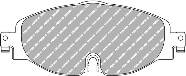 Bremsbelagsatz, Scheibenbremse Vorderachse Ferodo Racing FCP4433H von Ferodo Racing