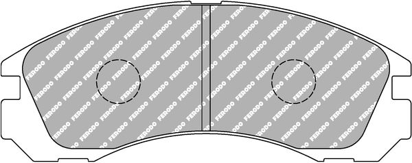 Bremsbelagsatz, Scheibenbremse Vorderachse Ferodo Racing FCP765H von Ferodo Racing