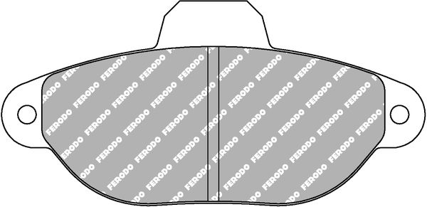 Bremsbelagsatz, Scheibenbremse Vorderachse Ferodo Racing FCP925R von Ferodo Racing