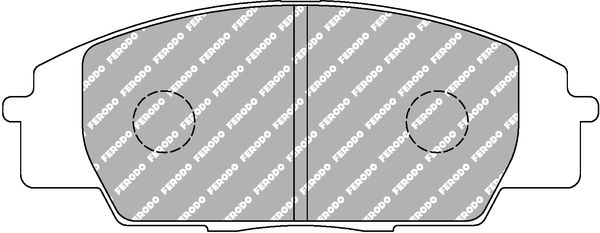 Bremsbelagsatz, Scheibenbremse Vorderachse Ferodo Racing FDS1444 von Ferodo Racing