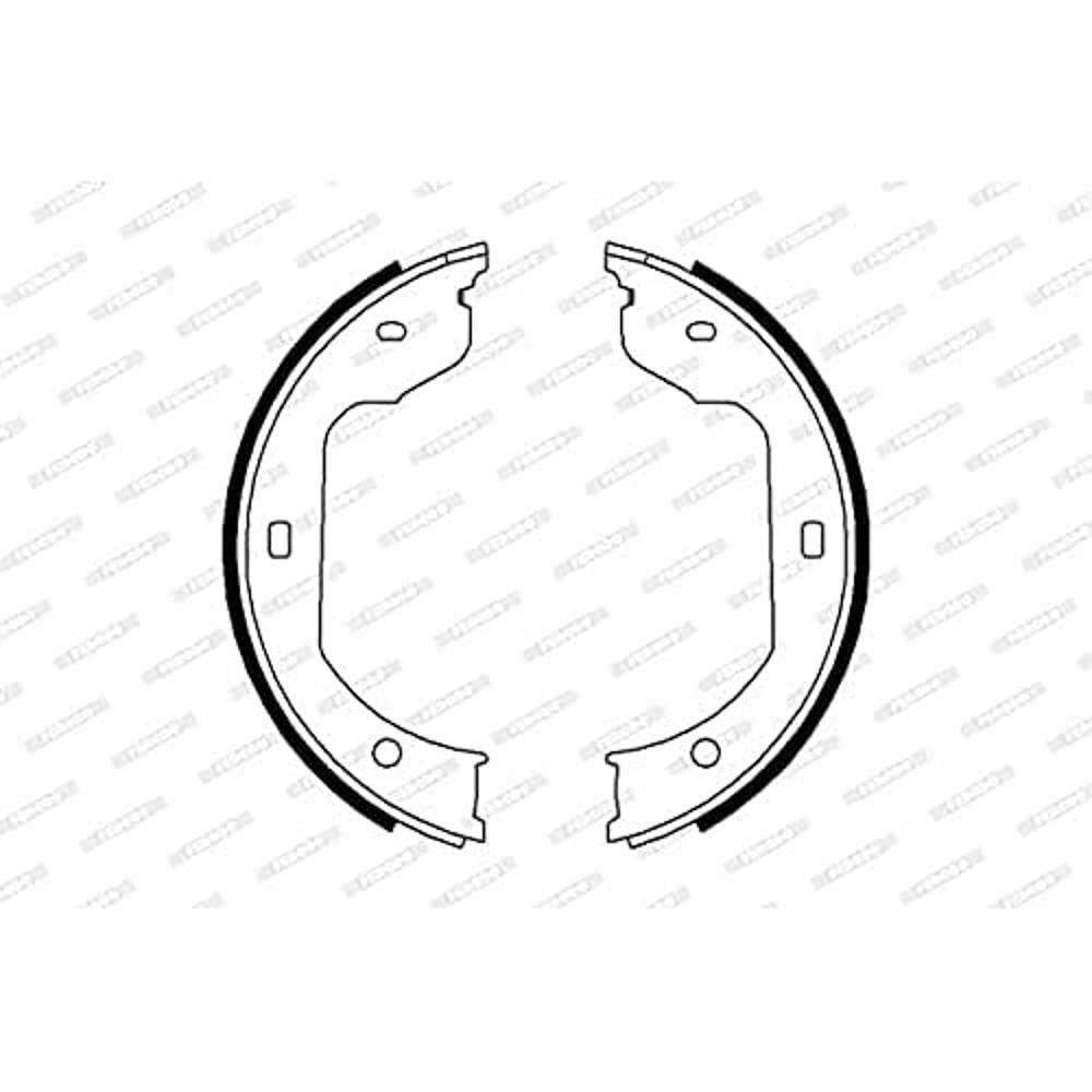 FERODO FSB668 Bremsbackensatz, Feststellbremse PREMIER - (4 Stück) von Ferodo