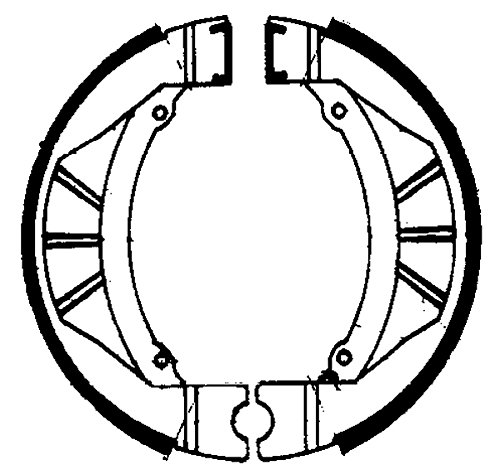 Ferodo Bremsbacken fsb802 (Trommelbremse und Backen)/Brake Shoes fsb802 (BRAKE DRUM AND CLAMPING Jaws) von Ferodo