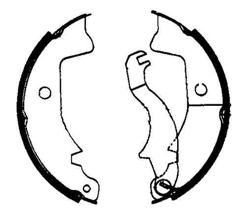 Ferodo Bremsbacken fsb882 (Trommelbremse und Backen)/Brake Shoes fsb882 (BRAKE DRUM AND CLAMPING Jaws) von Ferodo