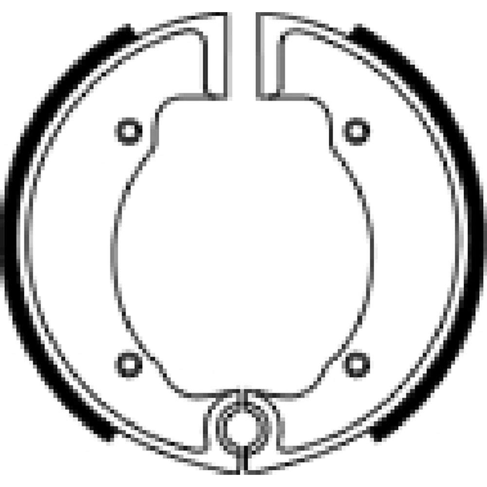 Ferodo Bremsbacken fsb916 (Trommelbremse und Backen)/Brake Shoes fsb916 (BRAKE DRUM AND CLAMPING Jaws) von Ferodo