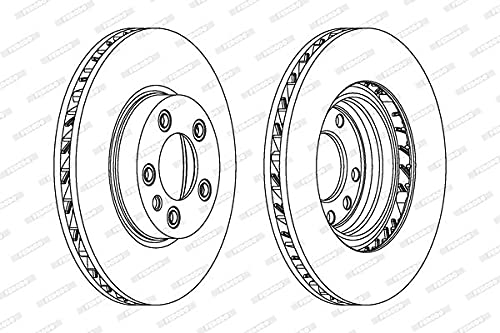 Ferodo DDF1591C PREMIER Coat+ disc Bremsscheibe ”vom Hersteller eingestellt ” von Ferodo