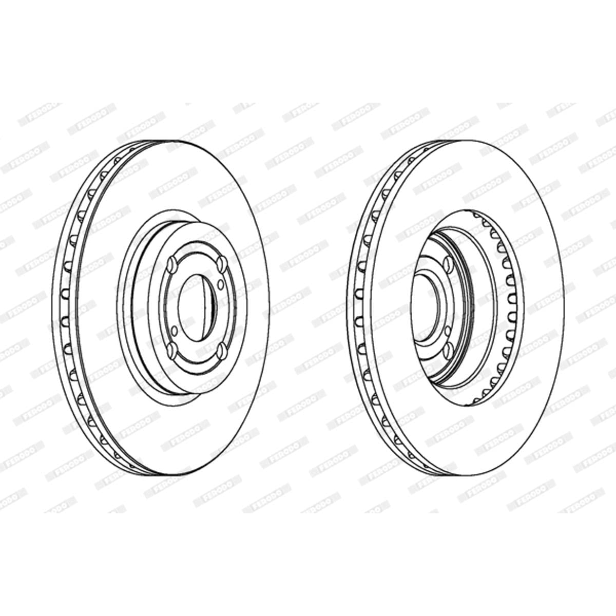 Ferodo ddf1461 C Bremsscheibe Rotoren von Ferodo