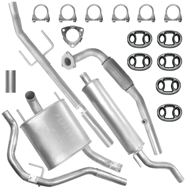 Auspuffanlage Schalldämpferset Auspuff für Opel Vectra C 1.6i 1.8i von Ferroz