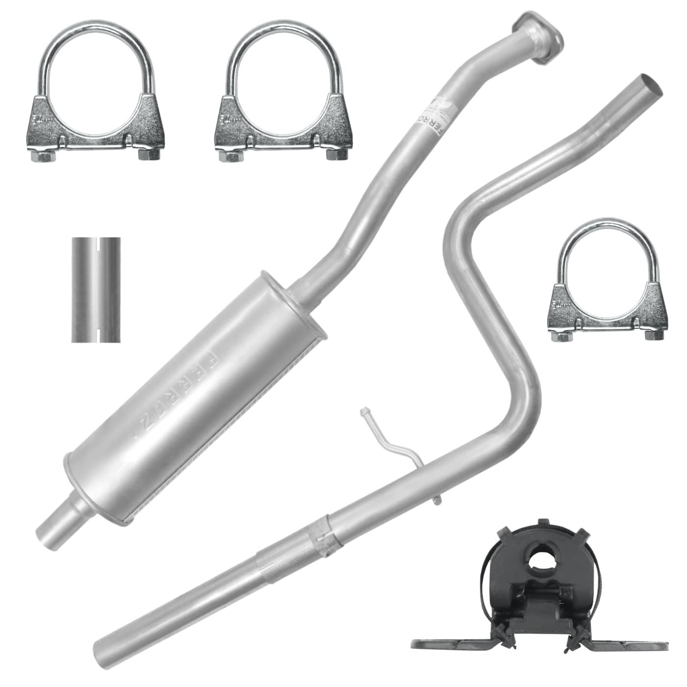 Mitteltopf Auspuff Mittelschalldämpfer für Citroen C3 + Pluriel 1 I 1.4i von Ferroz