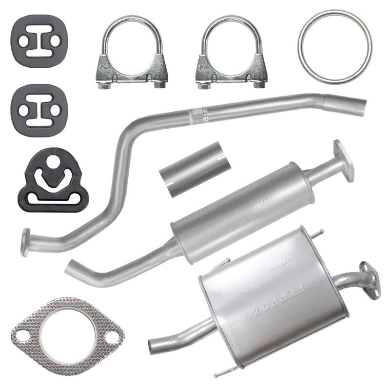 Auspuffanlage Schalldämpferset Auspuff für Almera Tino 1.8i von Ferroz