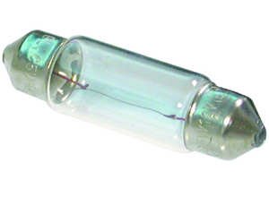 272 Auto-Glühbirne Soffittenlampe-12v 10w 11mm x 38mm x2 von Festoon Bulbs