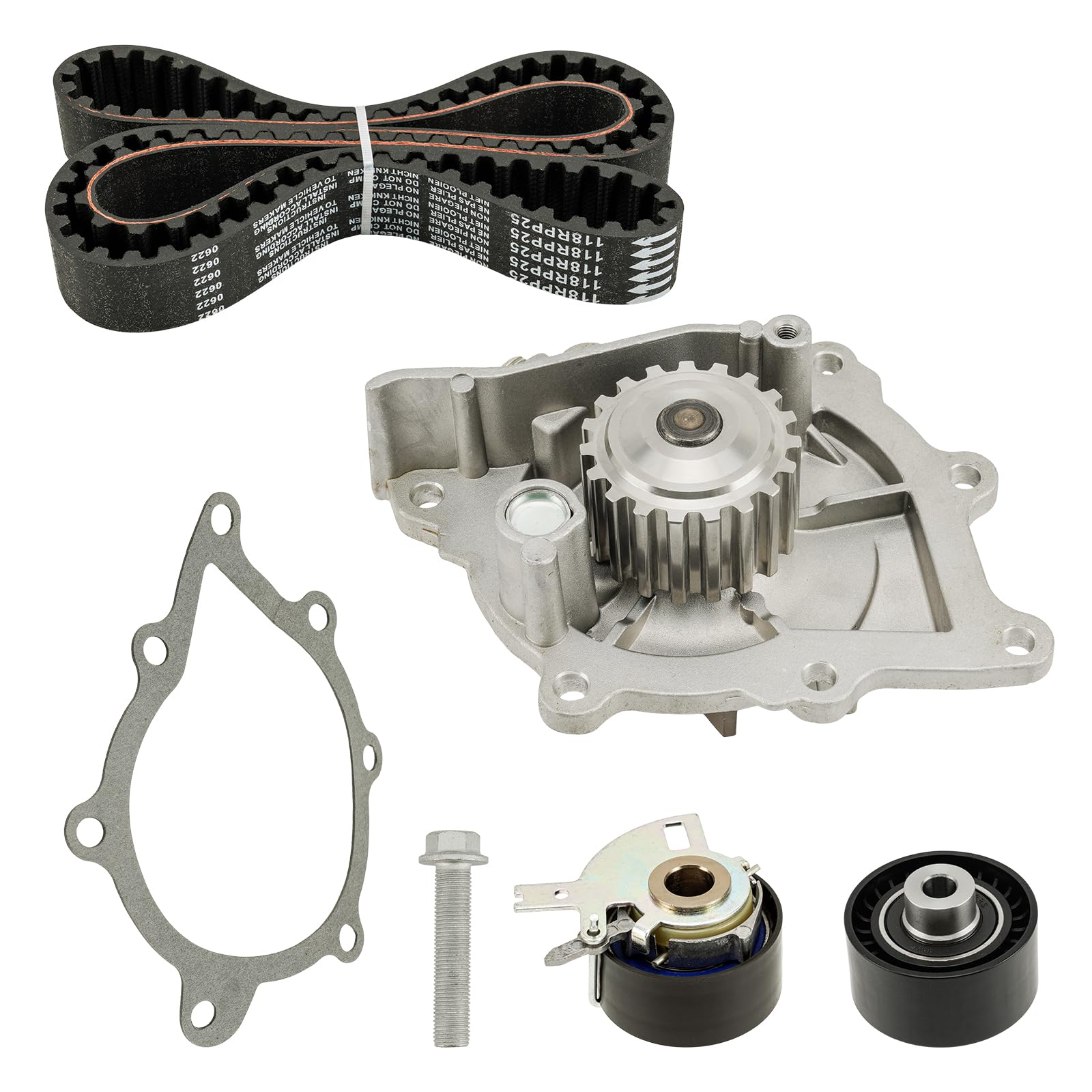 Fesuda Wasserpumpe+Zahnriemensatz 1987946960 Timing Belt Kit für Ford Kuga Ii/Mondeo 2014-2020, Peugeot 3008/308 2014-2021, Citroën Jumper 2013-2019 von Fesuda