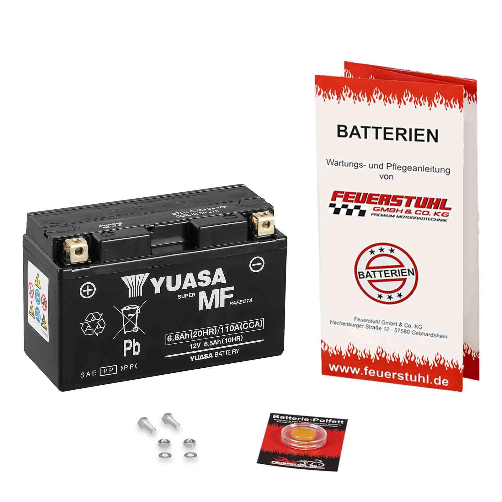 Batterie für Ducati Monster 937 SP, 2023, YUASA, wartungsfrei, einbaufertig (inkl. 7,50€ Pfand) Erstausrüsterqualität von Feuerstuhl GmbH & Co. KG