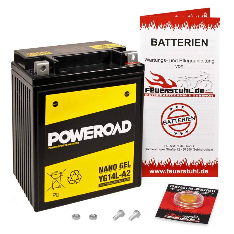 Gel-Batterie CB 900 F/F2 Bol dOr, 1982-1983 (SC09) wartungsfrei, einbaufertig, startklar, inkl. 7,50€ Pfand von Feuerstuhl.de GmbH