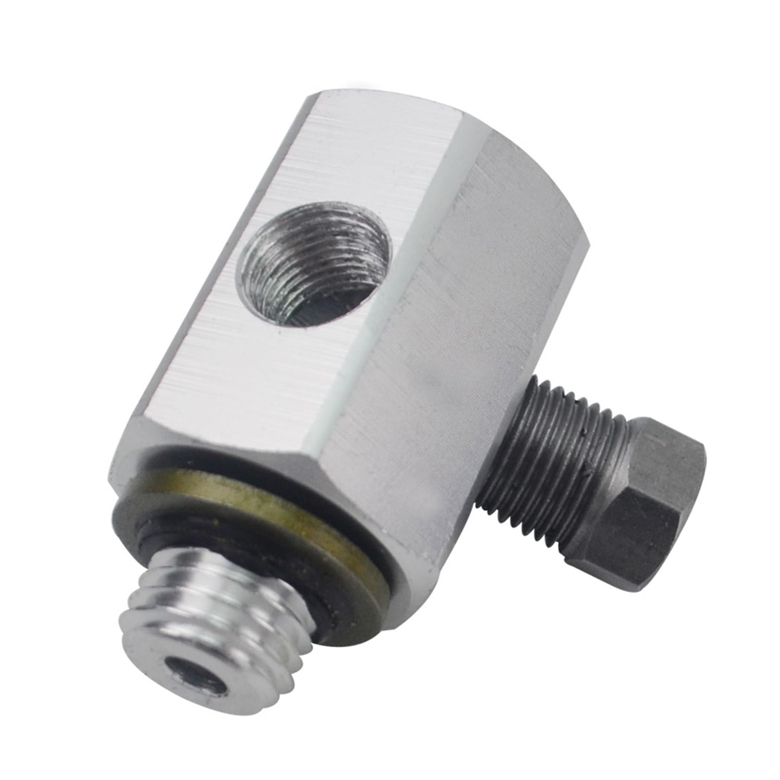 Fhkpsqkcn Edelstahl-Seitenlöcher 1/8NPT weiblich auf 12 x 1,5 Öldrucksensoren, Verbindungsstück, Zuleitungsleitungsanzeigen-Adapter von Fhkpsqkcn