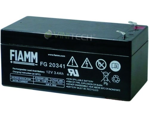 FIAMM Akku FG20341 12V 3,4 Ah Bleiakku Blei Gel Akku 20341 von Fiamm