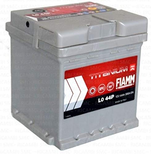 FIAMM Titanium Plus L044+ Autobatterie, 44 Ah 390 A, Pluspol rechts von Fiamm