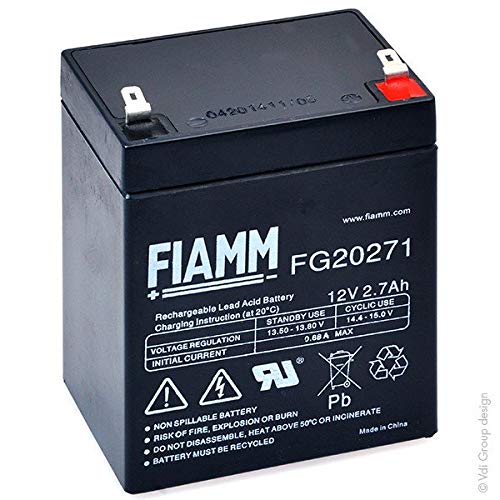 Fiamm - Akku AGM FG20271 12V 2.7Ah F4.8 von Fiamm