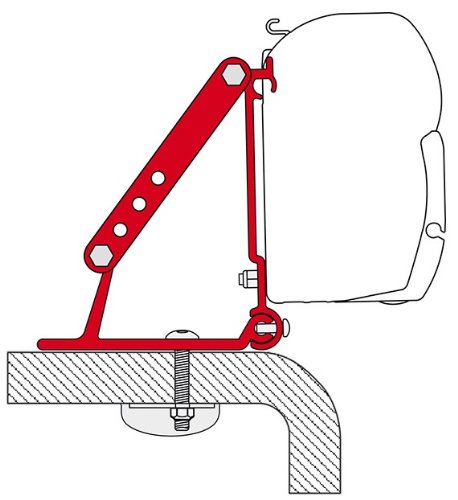 Fiamma Campingartikel ‐ 316 sfatte Kit Roof Adapter von Fiamma