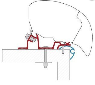 Fiamma F 65 / S Adapter KIT Caravan Standard von Fiamma