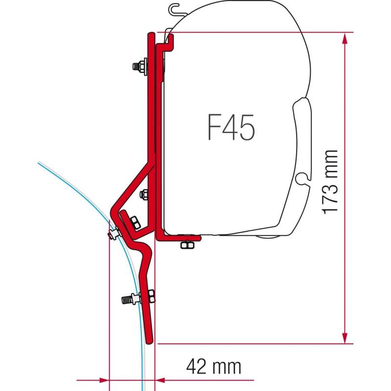 Fiamma Flame 98655286 Bracket Kit von Fiamma